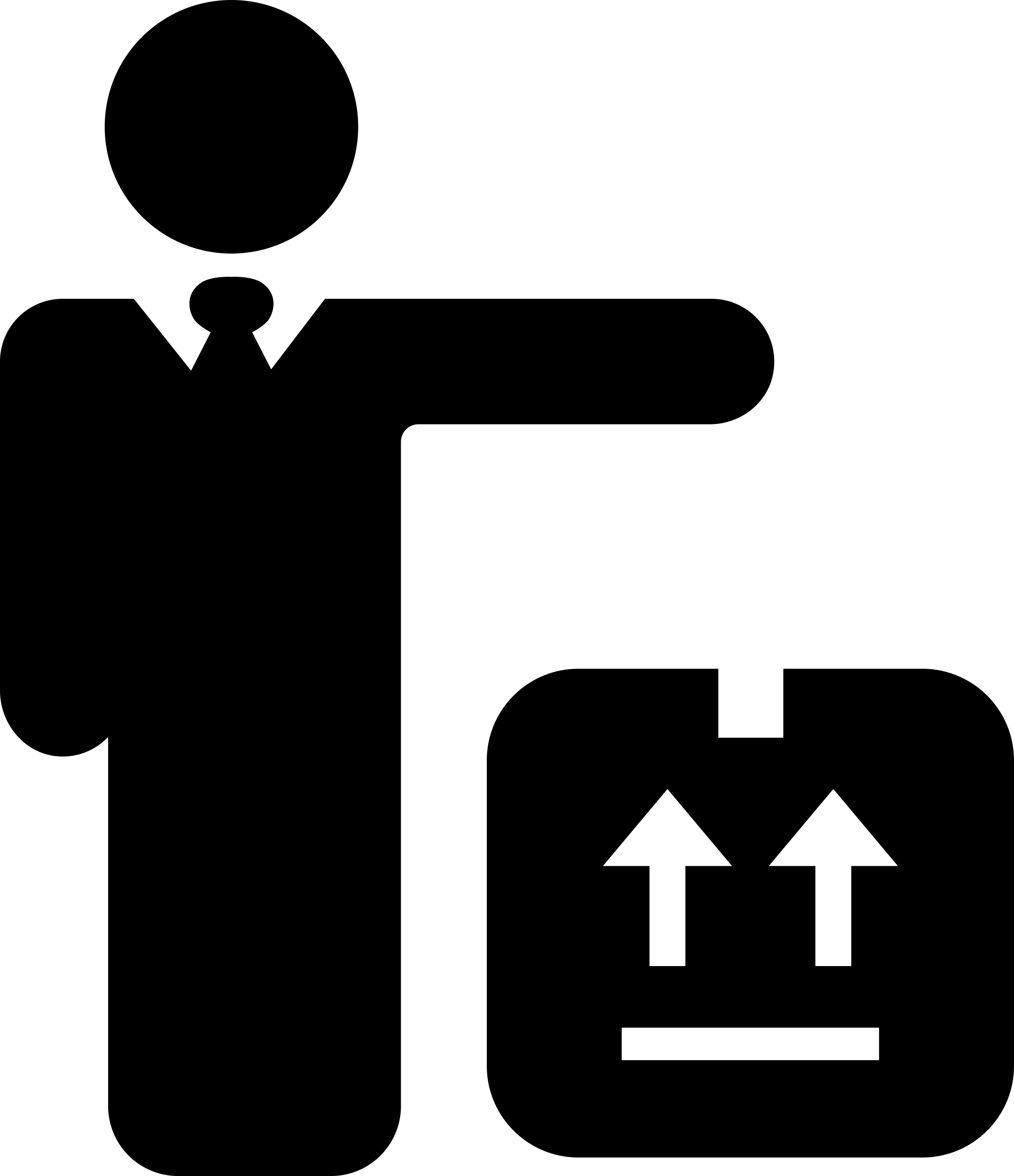 Person Standing Beside A Delivery Box Silhouette Cutting Svg Files Free Vectors